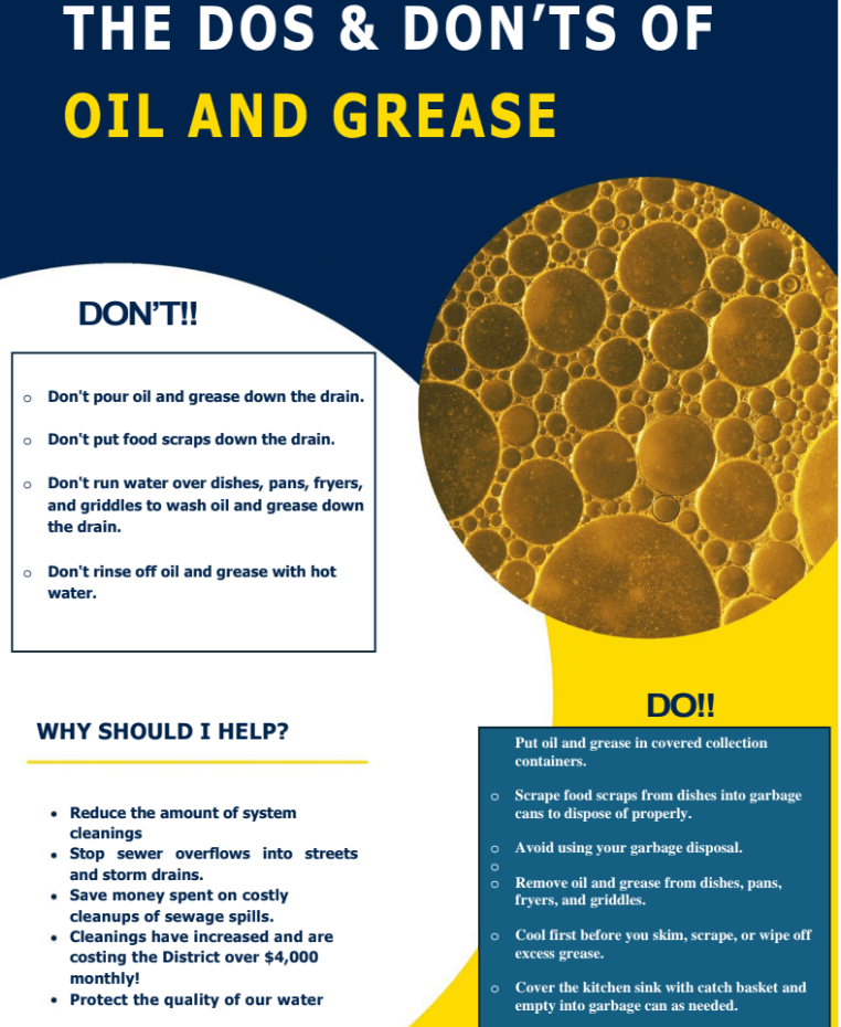 Flyers_Oil and Grease Dos and Dont's